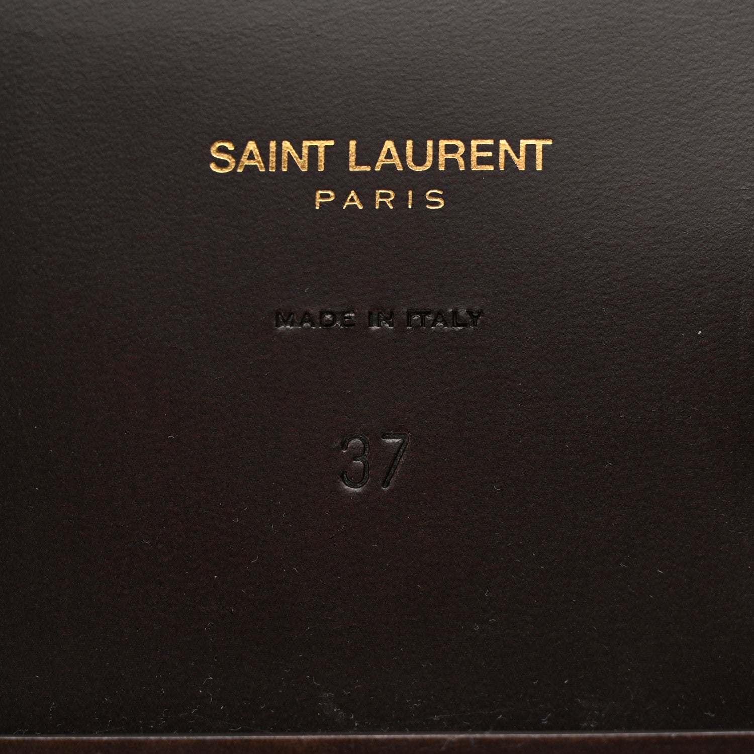 Saint Laurent Suede Culver Flat Sandals 37 Brown 8 of 8