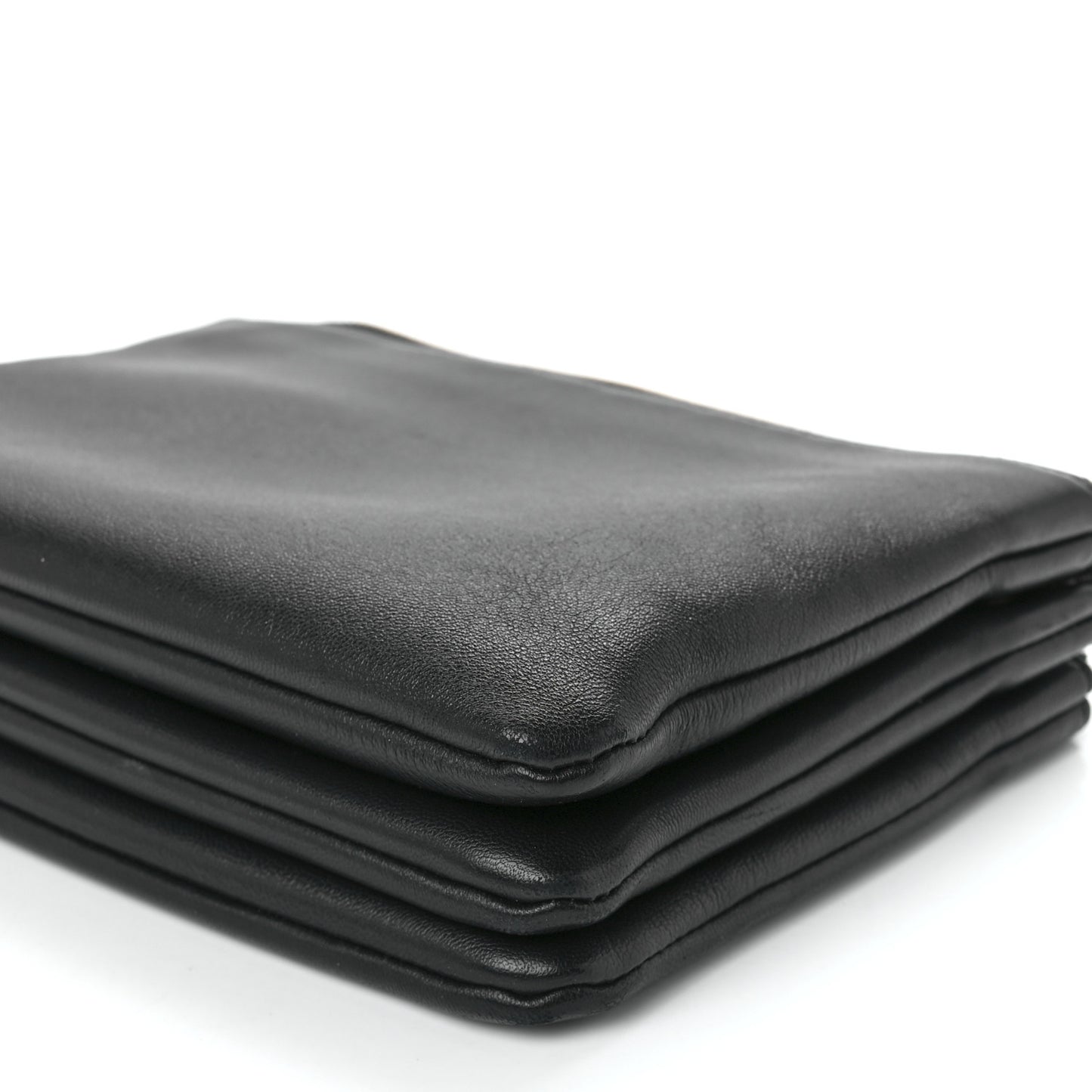 Lambskin Small Trio Crossbody Bag Black