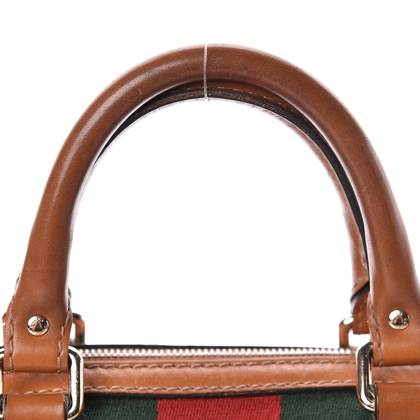 Monogram Vintage Web Medium Boston Tobacco