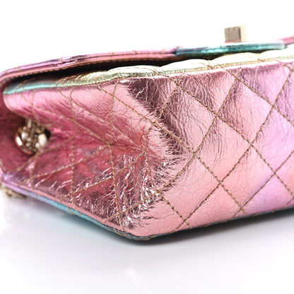 Chanel Metallic Goatskin Quilted Mini 2.55 Reissue Flap Multicolor 8 of 10