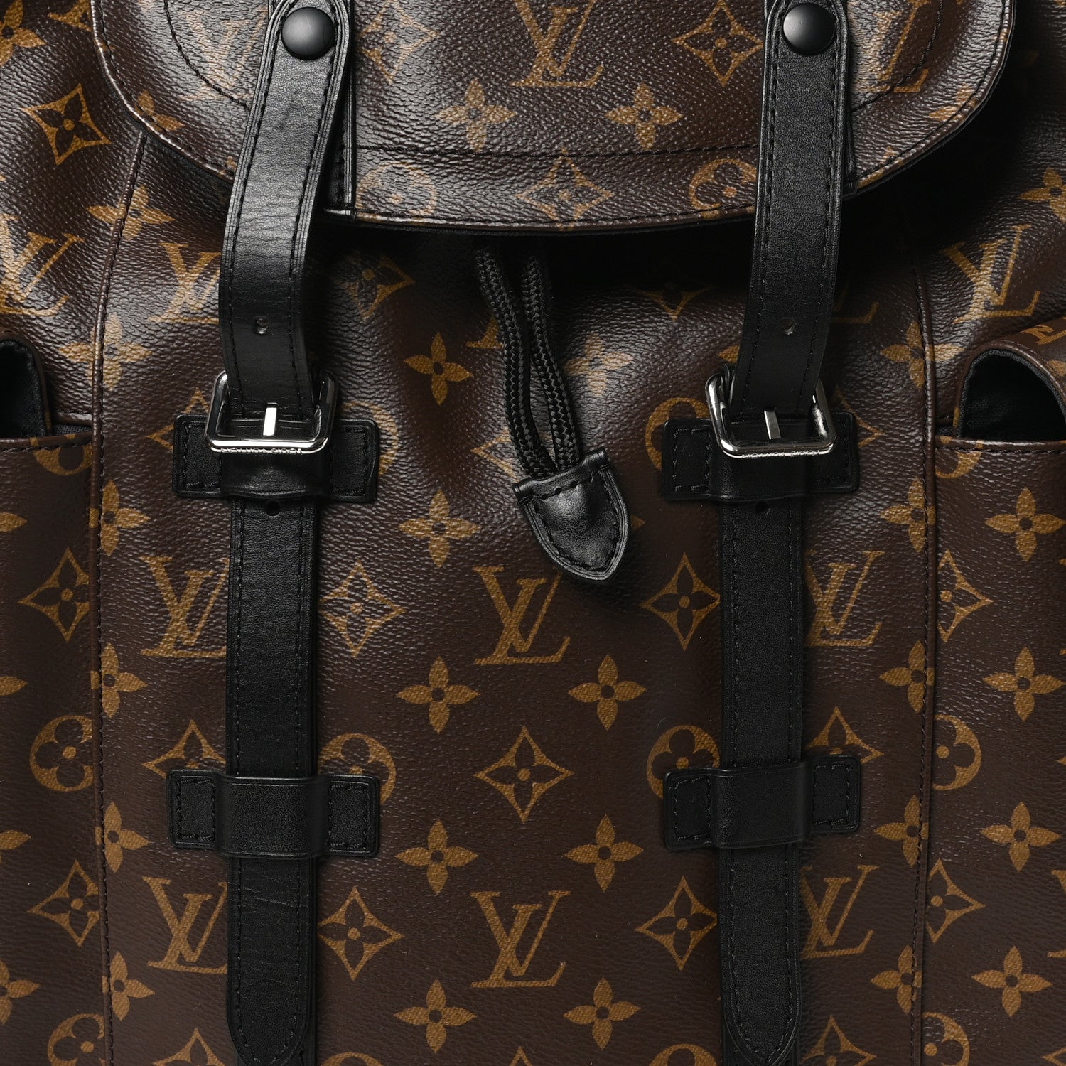 Louis Vuitton Monogram Macassar Christopher PM Backpack 7 of 9