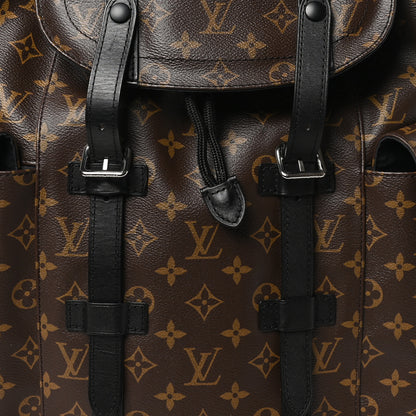 Louis Vuitton Monogram Macassar Christopher PM Backpack 7 of 9