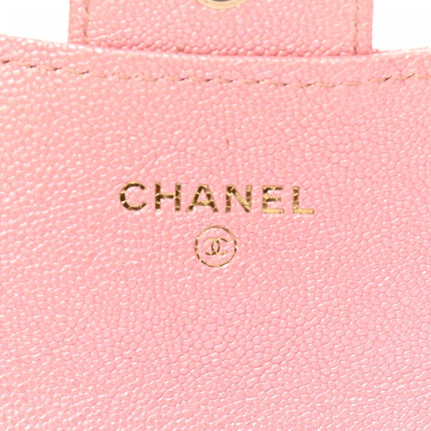 Chanel Iridescent Caviar Quilted Flap Card Holder Rose Pink 4 of 8