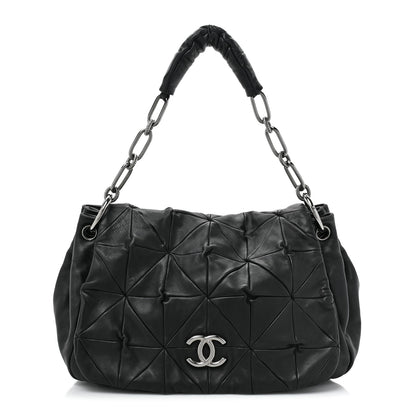 Chanel Lambskin Origami Soft Squares Accordion Flap Black 1 of 12