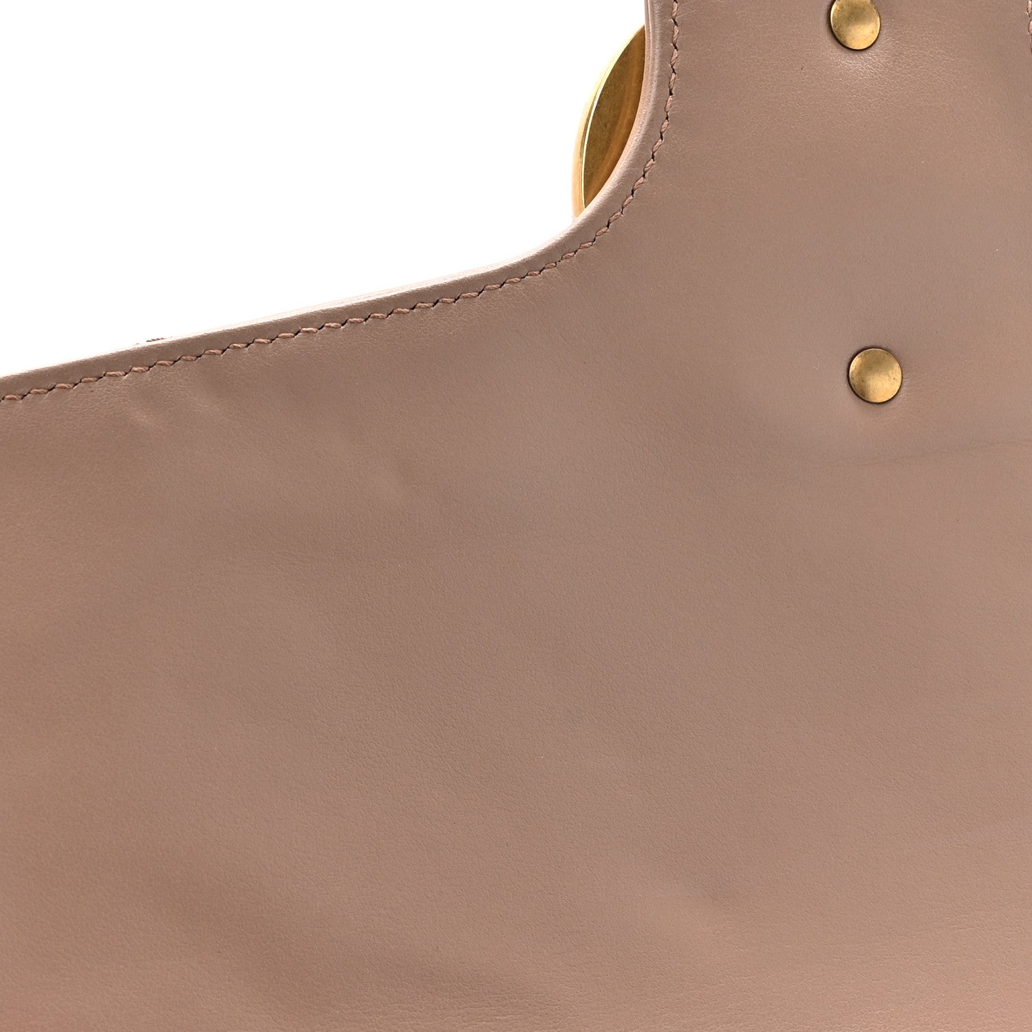 Gucci Calfskin Matelasse Medium GG Marmont Top Handle Shoulder Bag Porcelain Rose 13 of 17