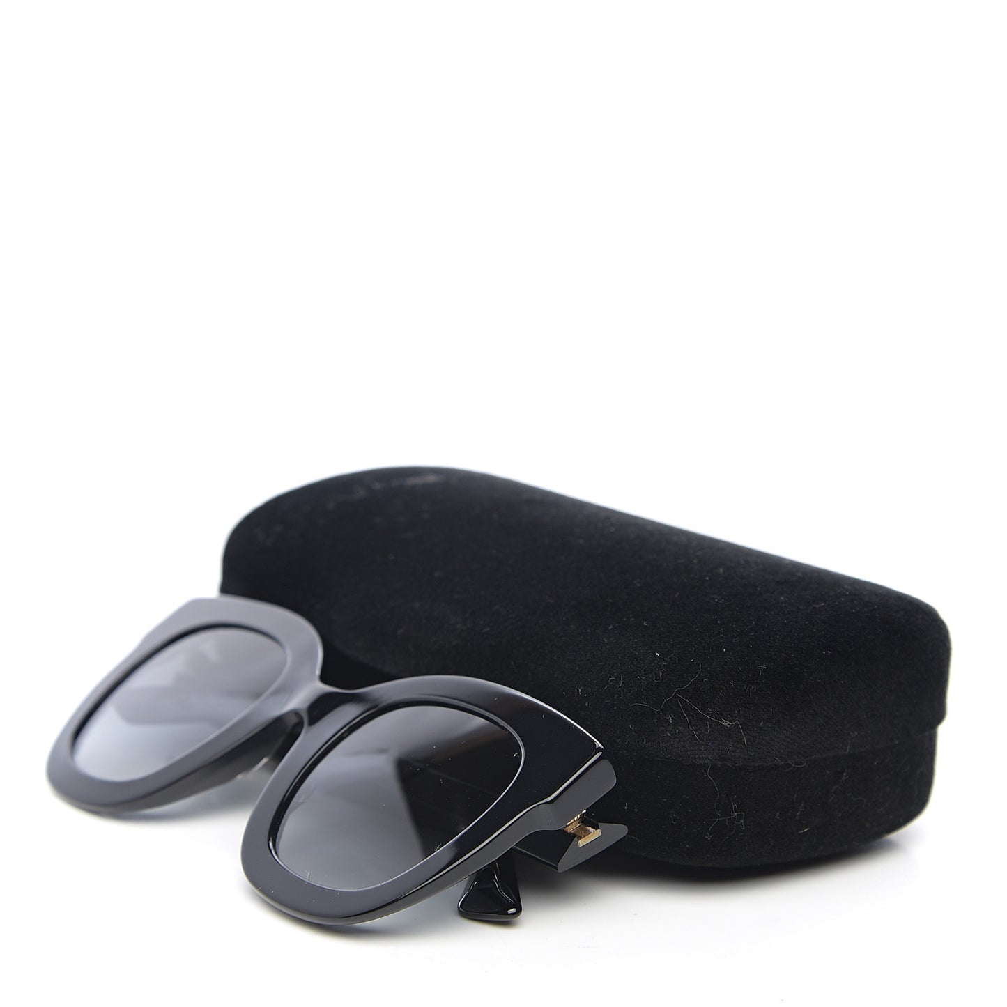 Round Frame Star Sunglasses GG0208S Black