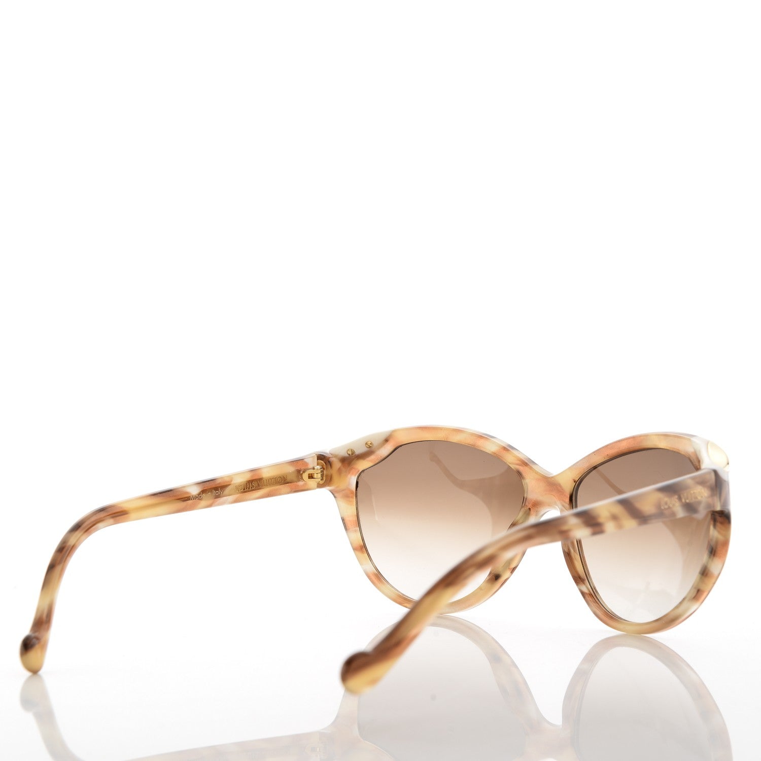 Louis Vuitton Ivy Cat Sunglasses Z0747W Honey Tortoise 4 of 10