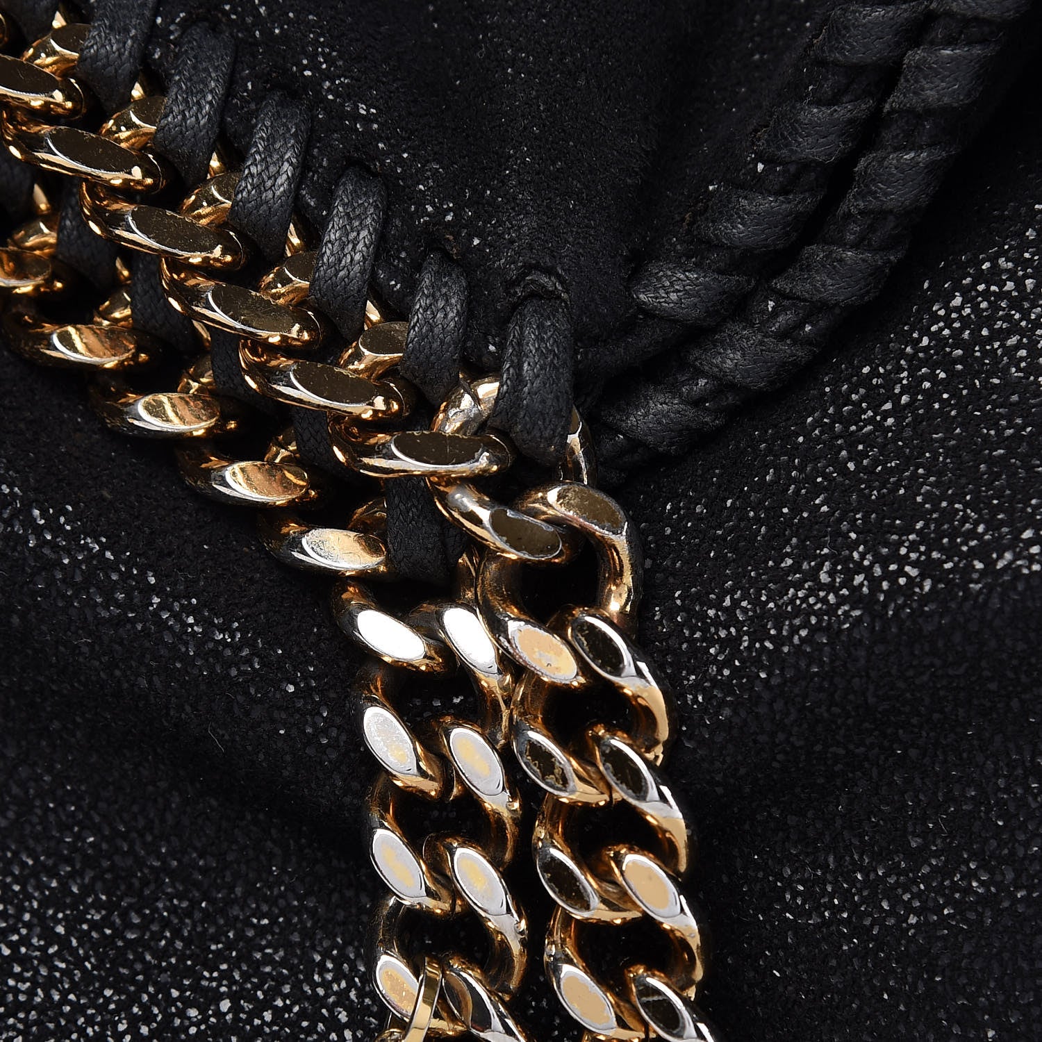 Stella McCartney Shaggy Deer Big Falabella Tote Black 11 of 12