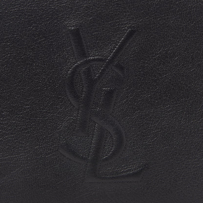 Saint Laurent Calfskin Monogram Large Belle De Jour Clutch Black 7 of 8