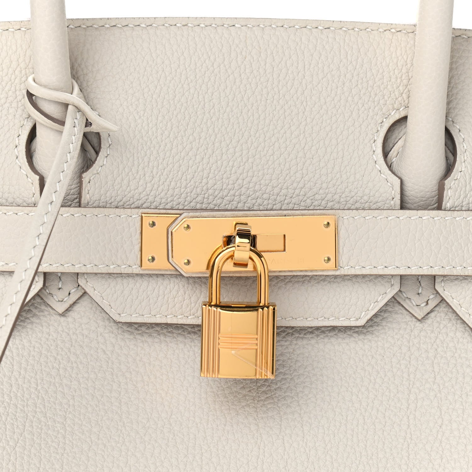 Hermes Togo Birkin 30 Craie 7 of 9