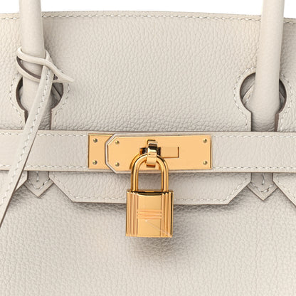Hermes Togo Birkin 30 Craie 7 of 9