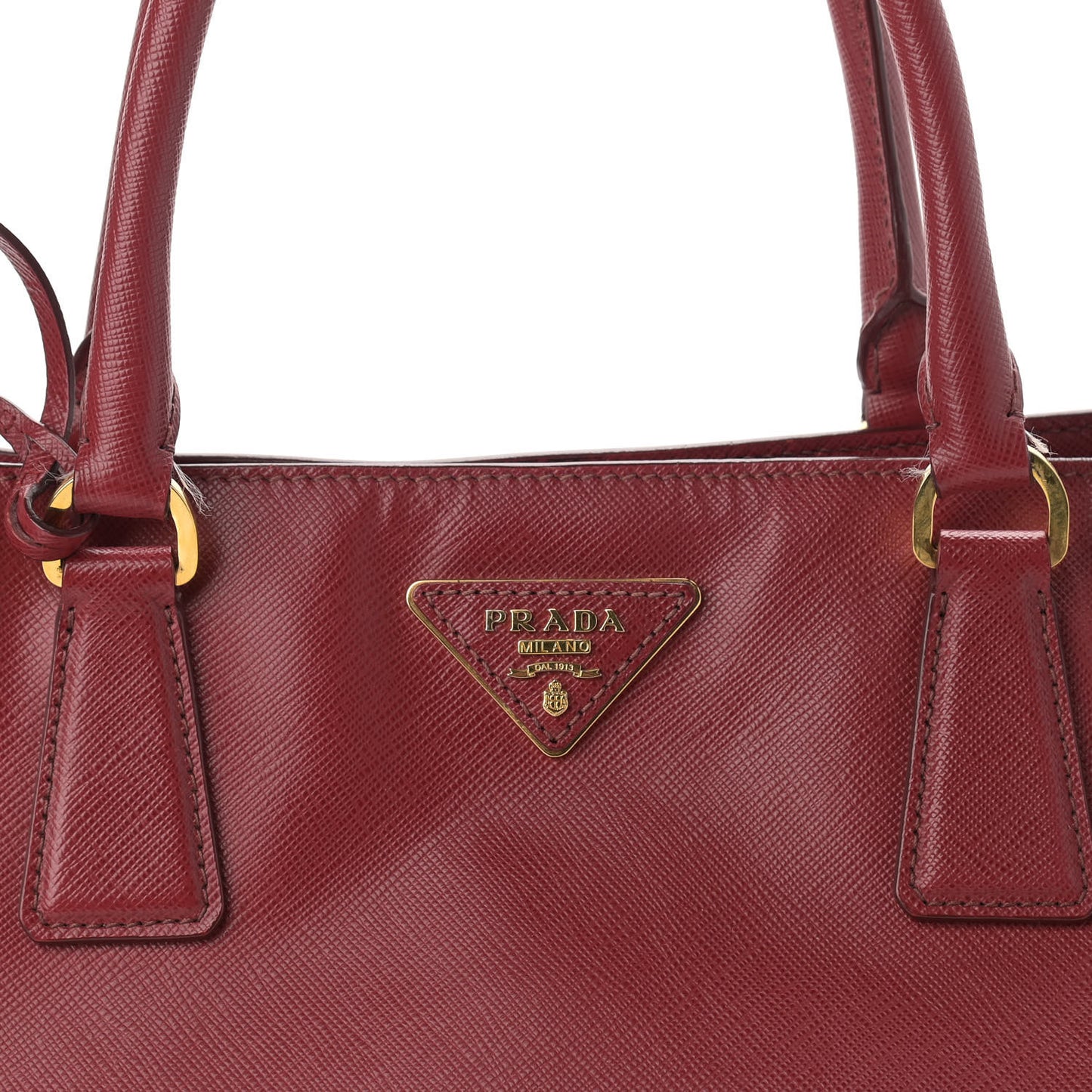 Saffiano Lux Large Tote Cherry