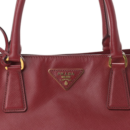 Prada Saffiano Lux Large Tote Cherry 8 of 16