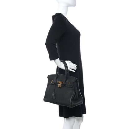 Hermes Togo Birkin 30 Black 2 of 10