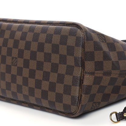 Louis Vuitton Damier Ebene Neo Neverfull MM Rose Ballerine 11 of 13