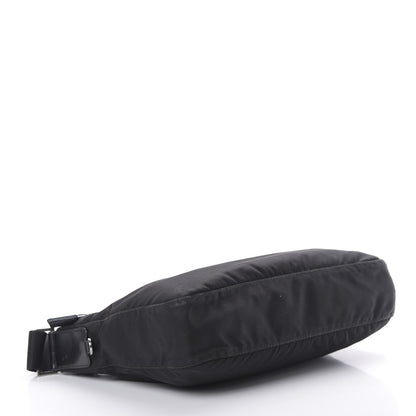 Prada Nylon Vela Flat Messenger Bag Black 4 of 10