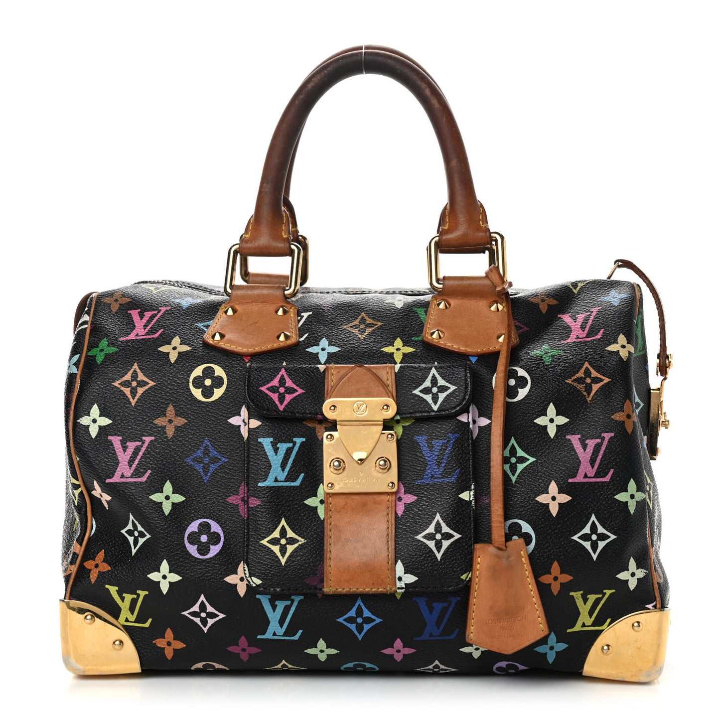 Monogram Multicolor Speedy 30 Black