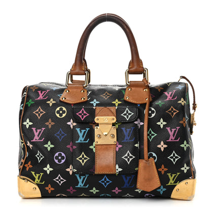 Louis Vuitton Monogram Multicolor Speedy 30 Black 1 of 15