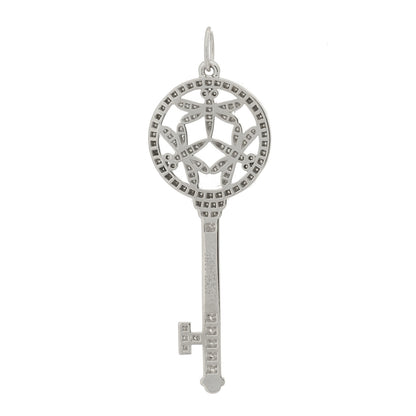 Tiffany Platinum Diamond .28ctw Dragonfly Key Pendant 3 of 5