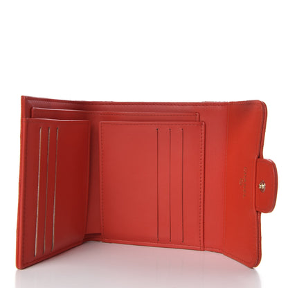 Chanel Caviar Quilted Compact Flap Wallet Red 5 of 8