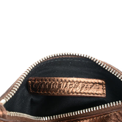 Balenciaga Metallic Agneau Silver Hardware M Porte-Monnaie Coin Purse Sparkle Bronze 6 of 7