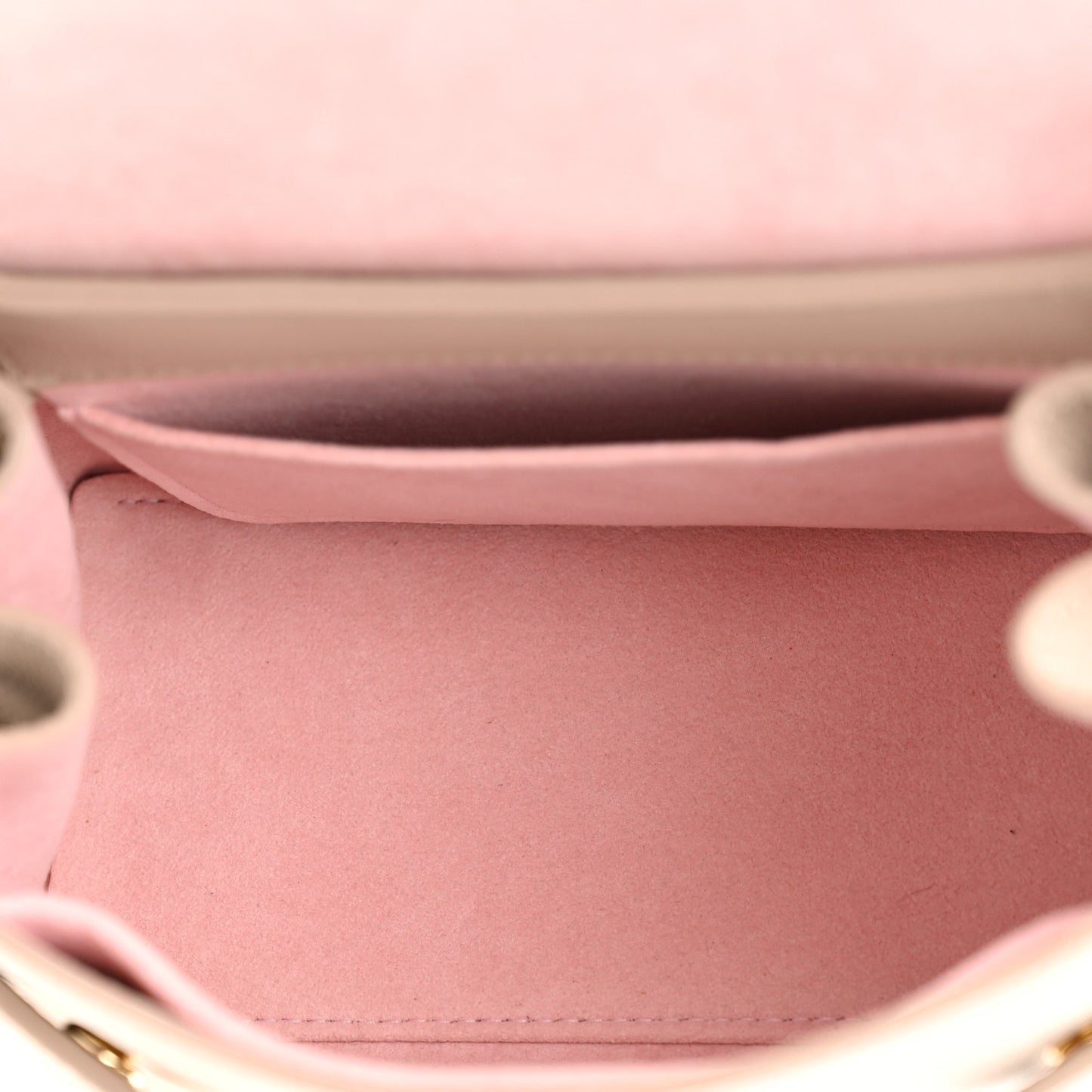 Soft Calfskin Mini Lockme Ever Greige