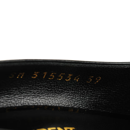 Saint Laurent Patent Classic Paris 105 Escarpin Pumps 39 Black 8 of 8
