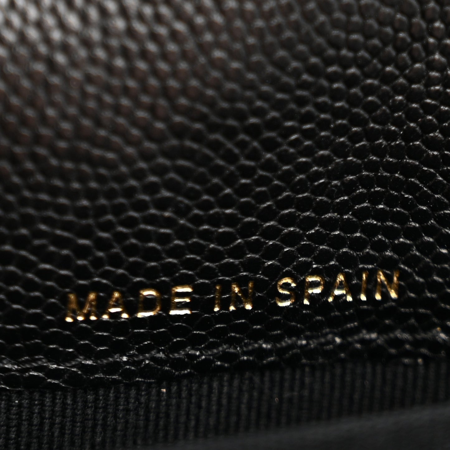 Caviar Quilted CC Flap Card Holder Black