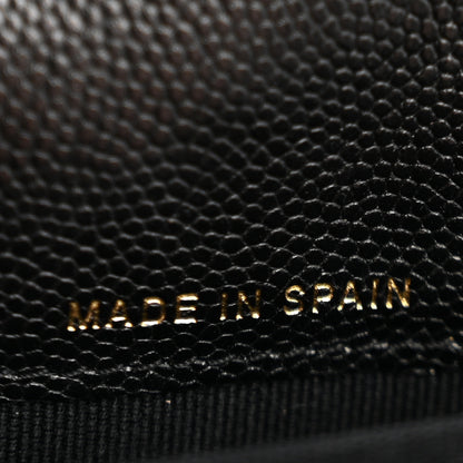 Chanel Caviar Quilted CC Flap Card Holder Black 7 of 9