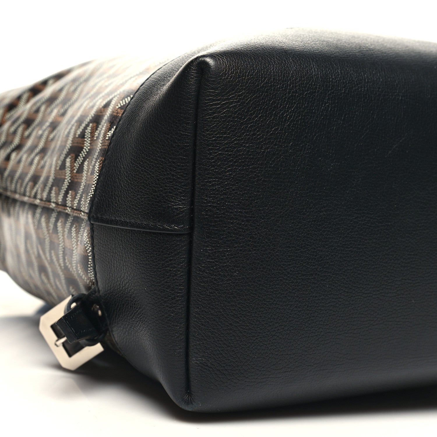 Goyard Goyardine Calfskin Cisalpin MM Backpack Black 8 of 10