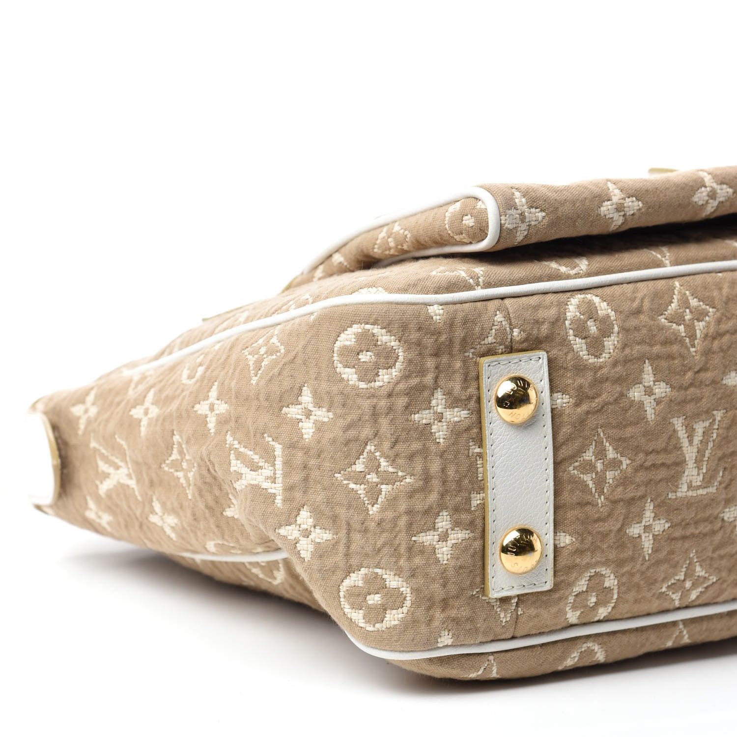 Louis Vuitton Monogram Sabbia Cabas MM White 6 of 12