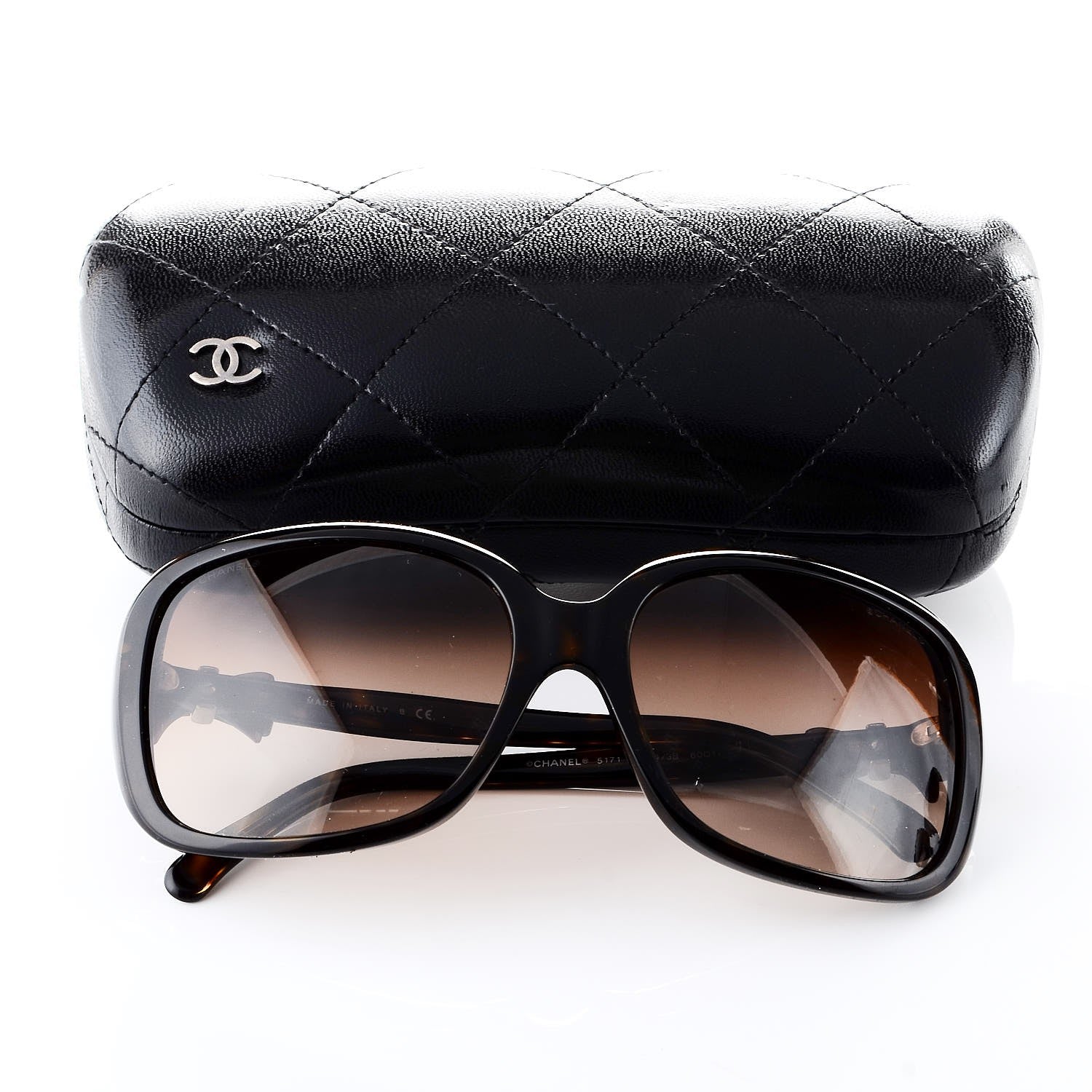 Chanel CC Bow Sunglasses 5171 Tortoise 8 of 8