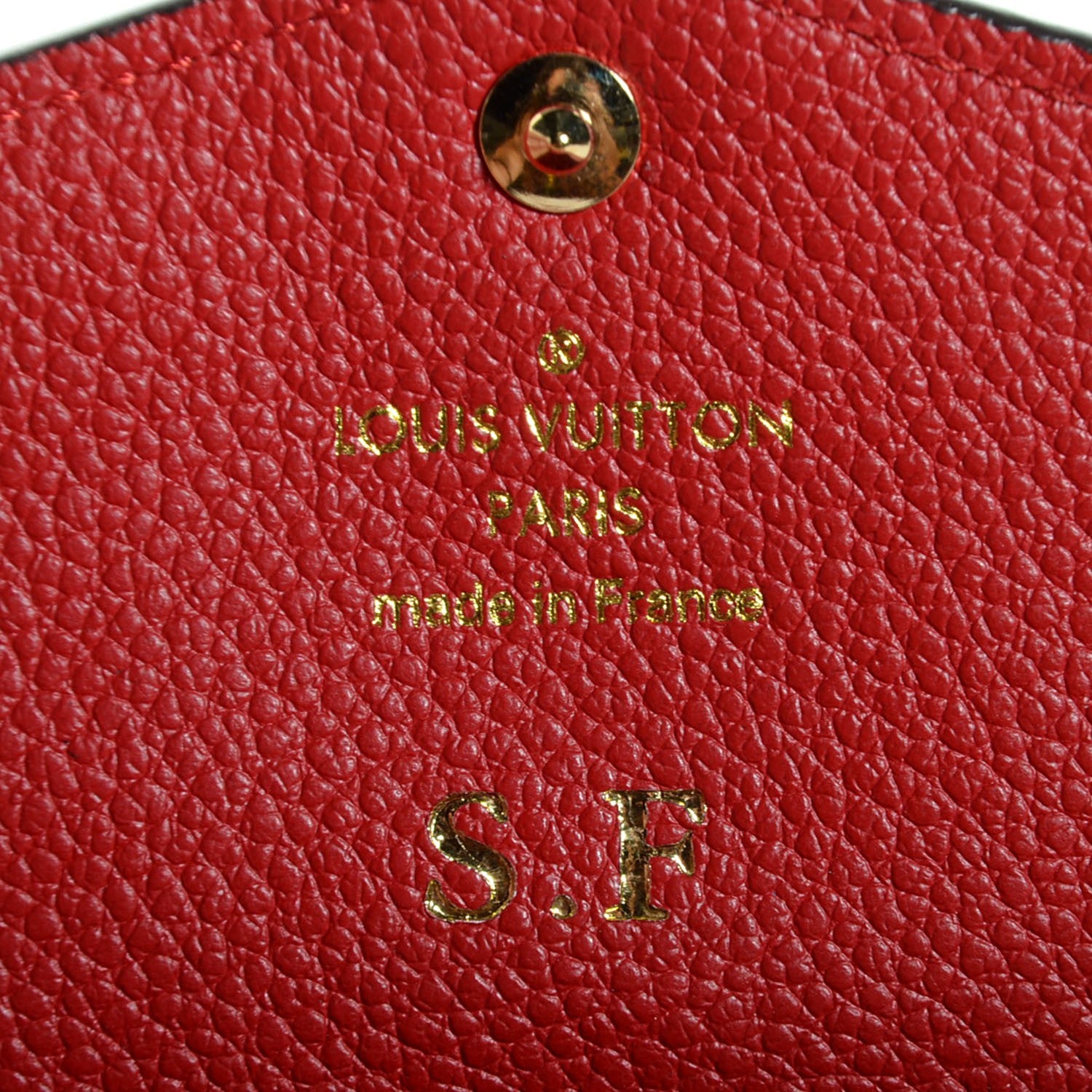 Louis Vuitton Empreinte Key Pouch Cherry 6 of 8