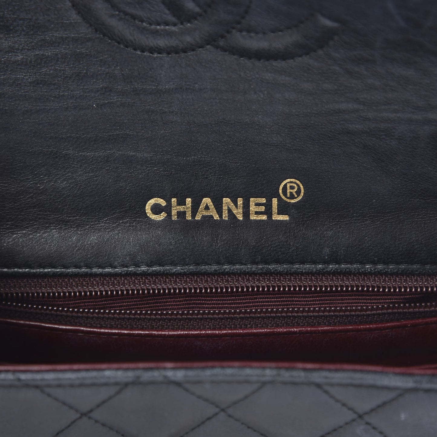 Lambskin Quilted Mini Square Flap Black