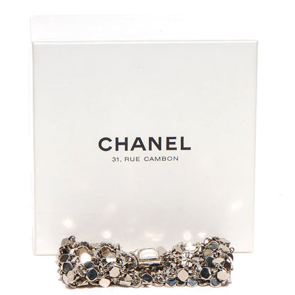 Chanel Gripoix Multi Strand Bracelet Silver 3 of 5