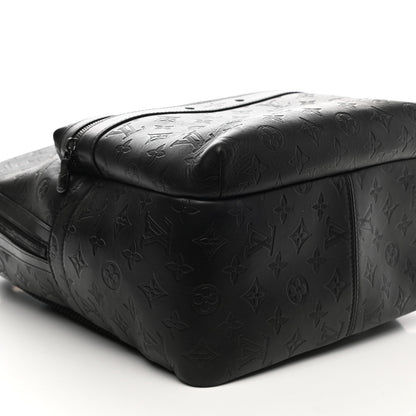 Louis Vuitton Calfskin Monogram Shadow Sprinter Backpack Black 9 of 10