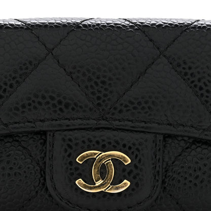 Chanel Caviar Quilted 6 Key Holder Black 10 of 10