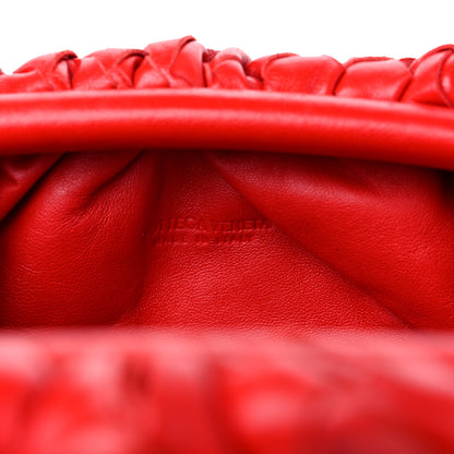 Bottega Veneta Nappa Intrecciato The Mini Pouch Bright Red 6 of 12