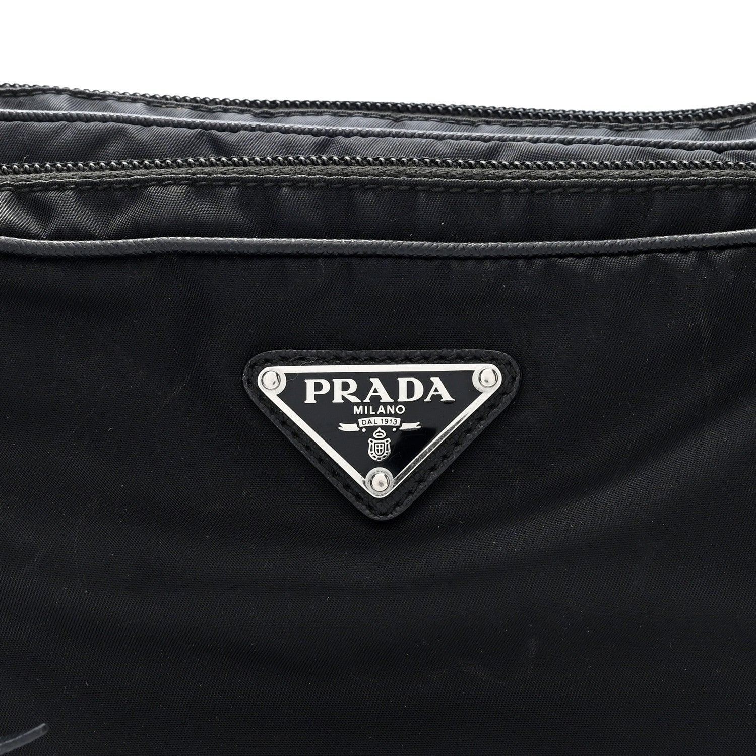 Prada Tessuto Nylon Belt Bag Black 9 of 9