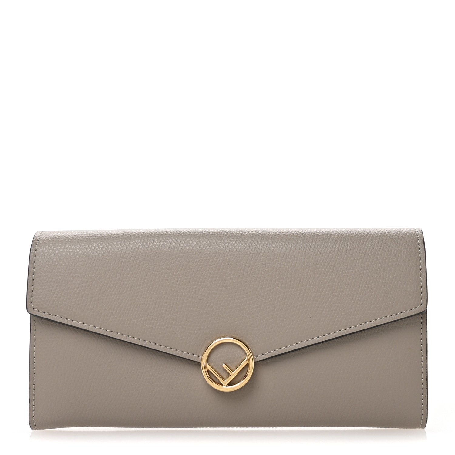 Fendi Vitello Cruise F is Fendi Continental Envelope Wallet Tortora 1 of 8