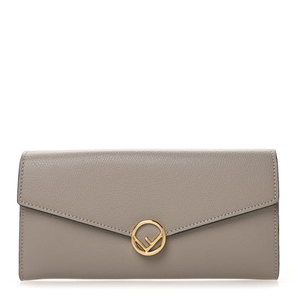 Fendi Vitello Cruise F is Fendi Continental Envelope Wallet Tortora 1 of 8