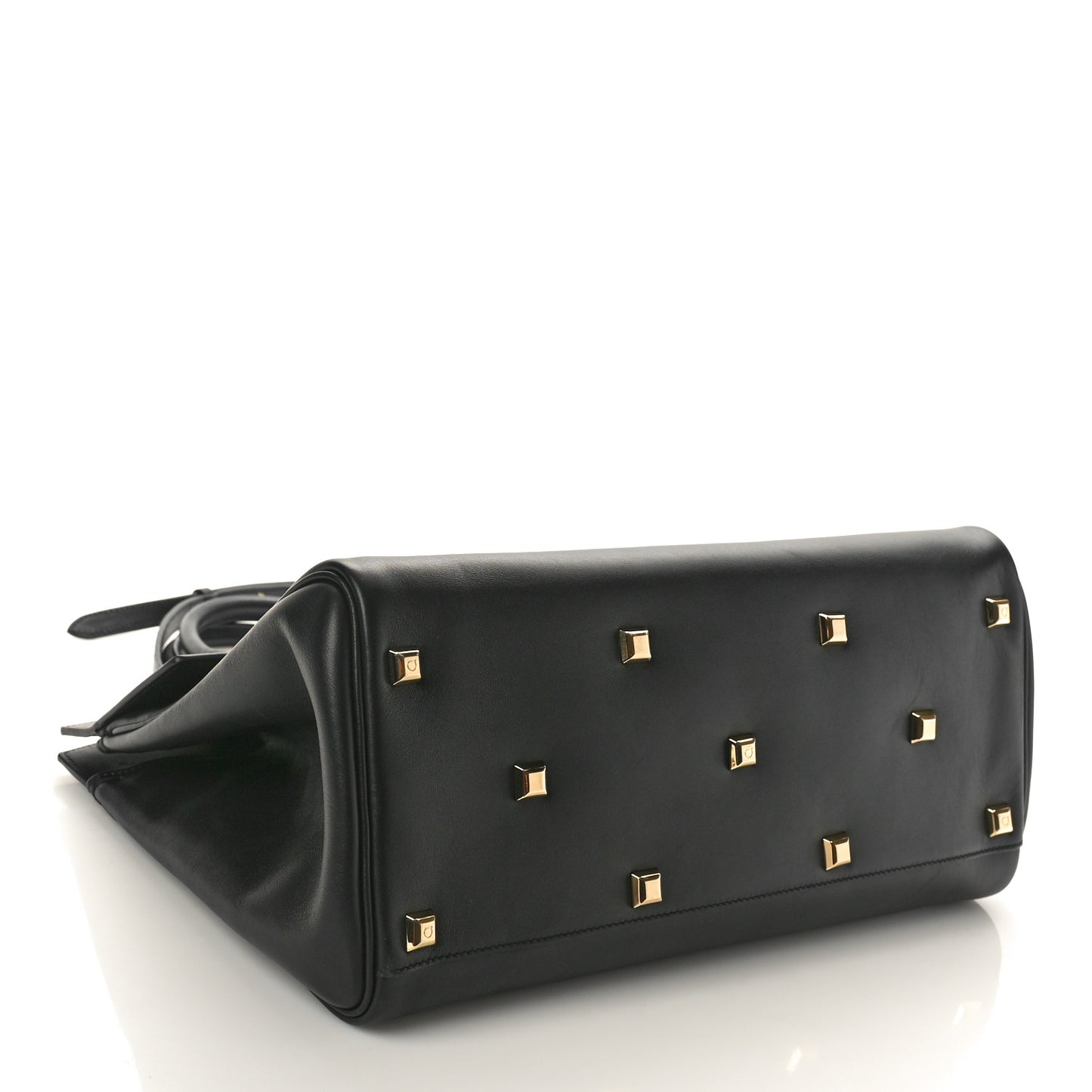 Calfskin Large Studio Bag Black