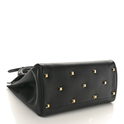 Salvatore Ferragamo Calfskin Large Studio Bag Black 5 of 10