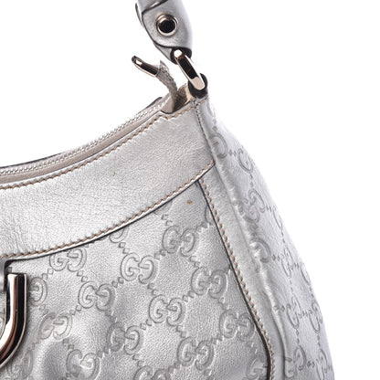 Gucci Guccissima Medium D Gold Hobo Silver 19 of 20