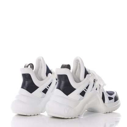 Louis Vuitton Calfskin Technical Nylon LV Archlight Sneakers 39.5 Marine 4 of 9