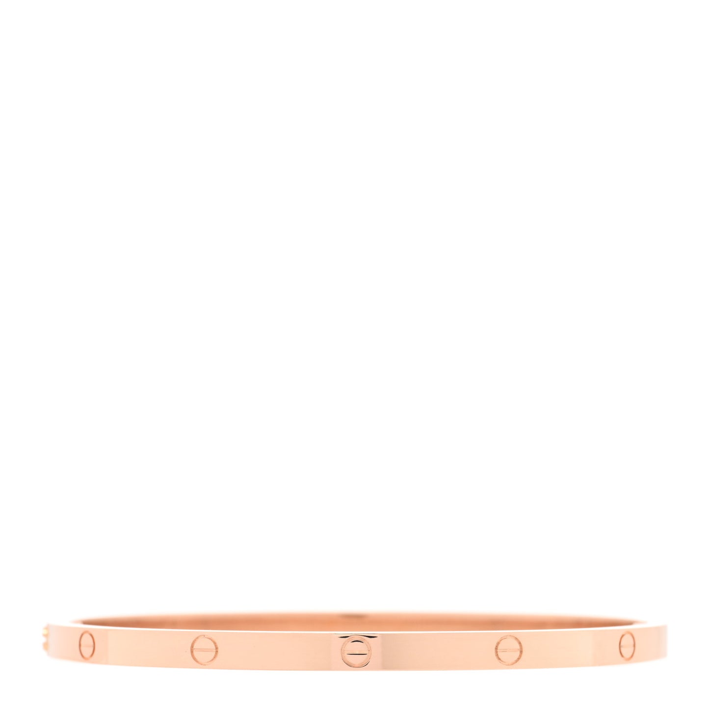 18K Pink Gold Small LOVE Bracelet 17