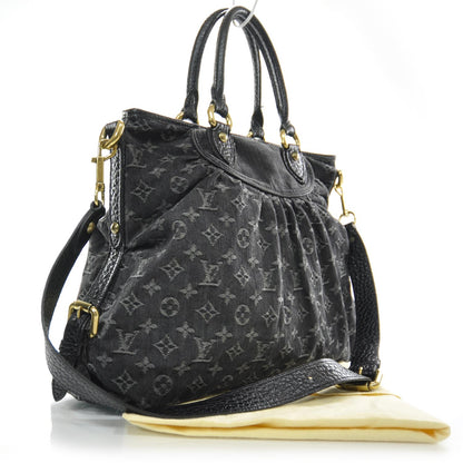Louis Vuitton Denim Neo Cabby MM Black 3 of 8