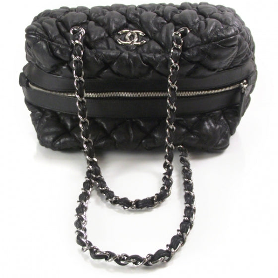 Leather Large Bubble Quilt Bowler