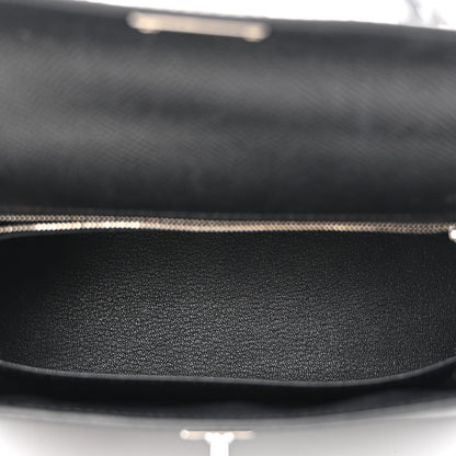 Hermes Epsom Kelly Sellier 25 Black 5 of 13