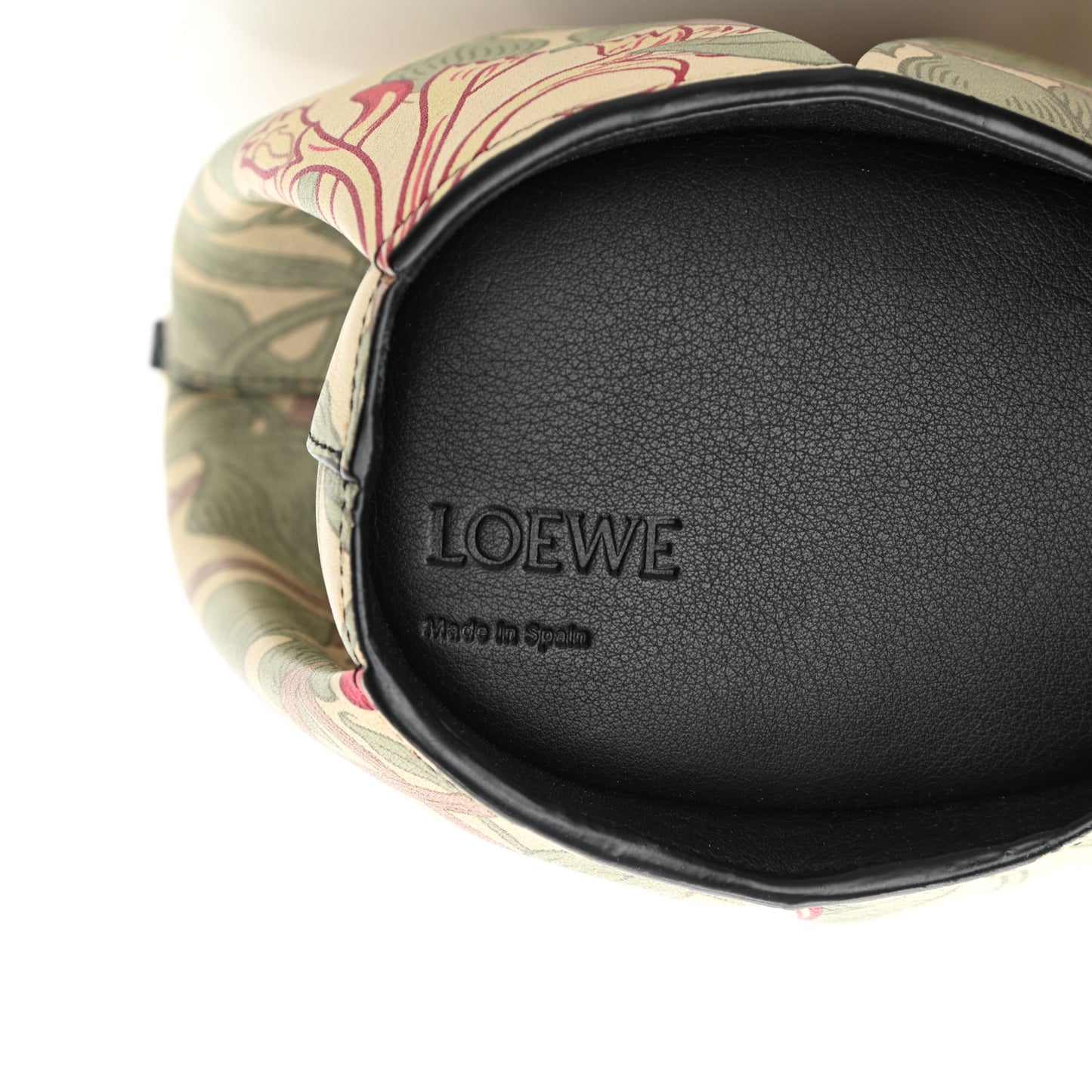 Calfskin Printed Mini Elephant Crossbody Bag Green